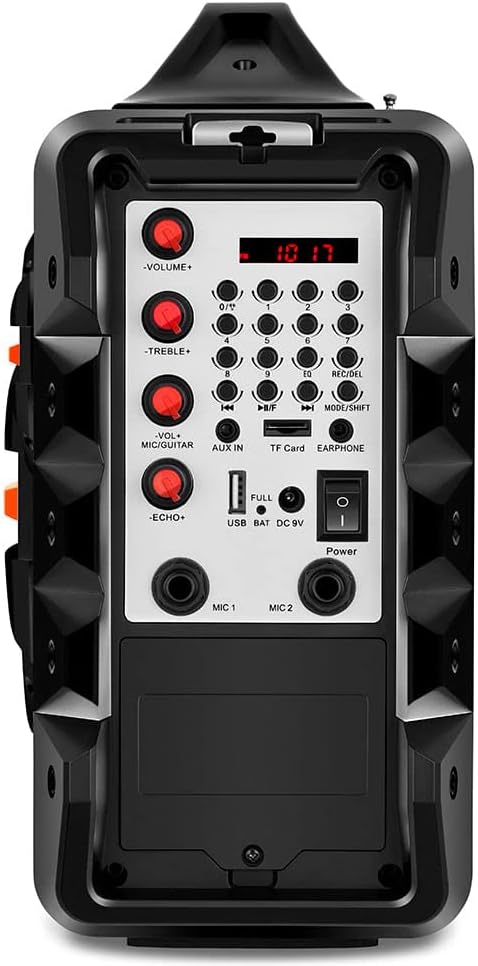 Painel de botões Caixa de som amplificada Mondial Thunder MCO-06