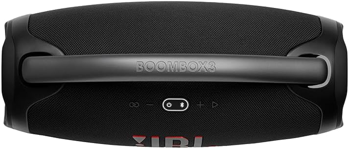 Caixa de som Bluetooth JBL Boombox 3 vista de cima